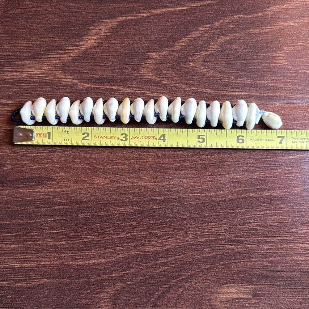 Beaded Shell Bracelet Os - image 5